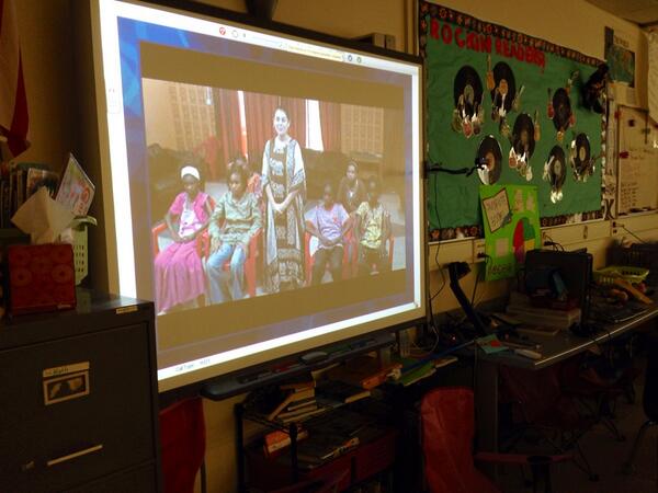 WWCSDTeachTech's tweet image. We're talking to students in Ghana, learning about their school and comparing it to ours!