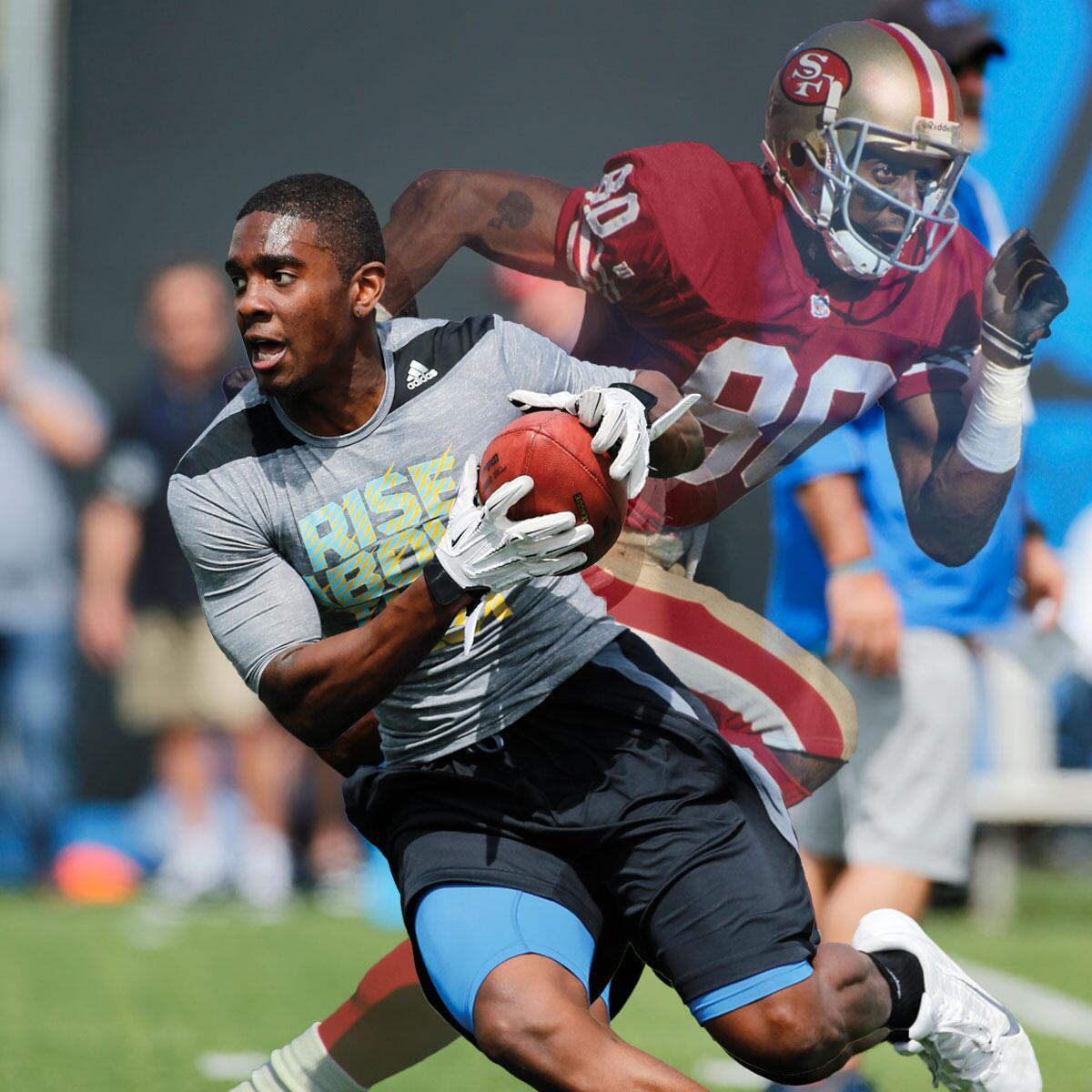 NFL on X: Like father, like son? Jerry Rice Jr. reportedly gets NFL  tryout:   / X