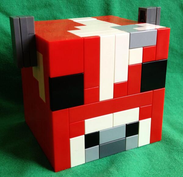 lego minecraft mooshroom