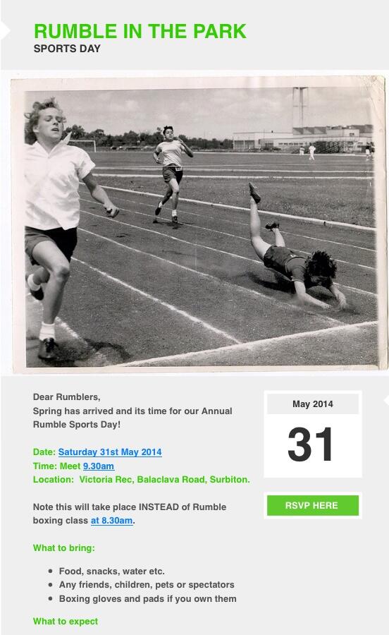 rumbleinthepark's tweet photo. Who's coming to this? http://t.co/RK6xEwhHVQ