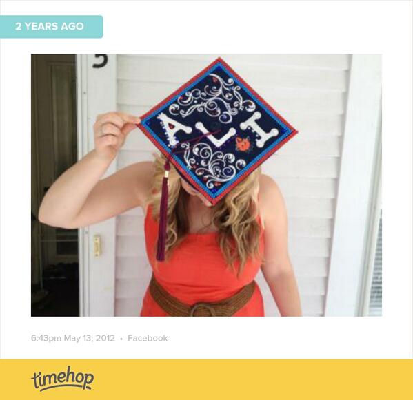 Did I really graduate 2 yrs ago? #timehop #unreal #dontfeelthatold #cuse #alumn  timehop.com/c/fup:10150790…