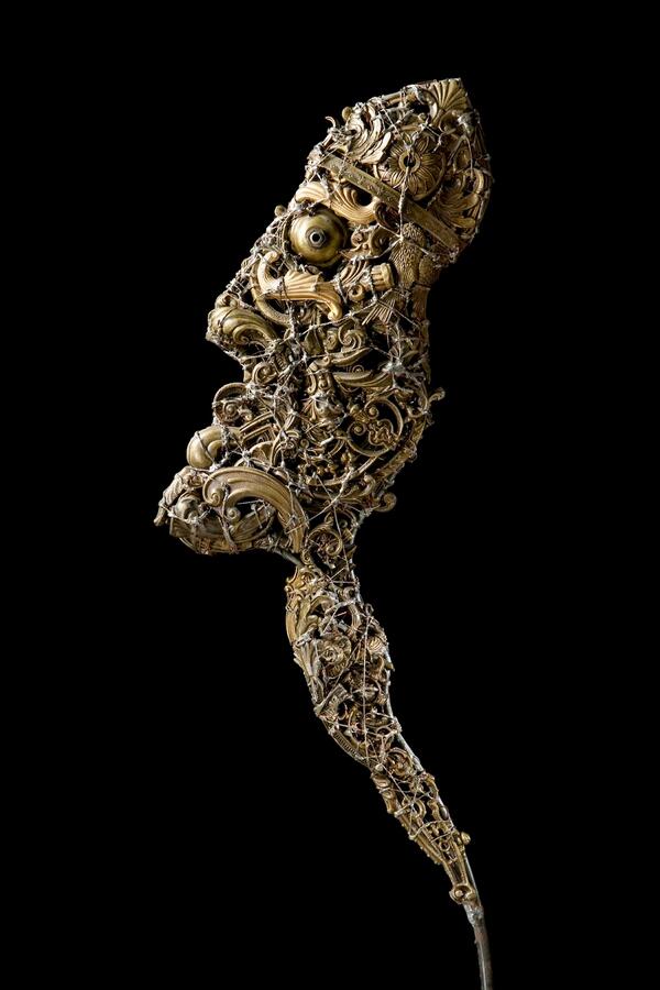 #Cardinal - (2010) 30x70 - made with #copper #brass #bronze #art #sculpture #contemporaryart #metalart#metalsculpture