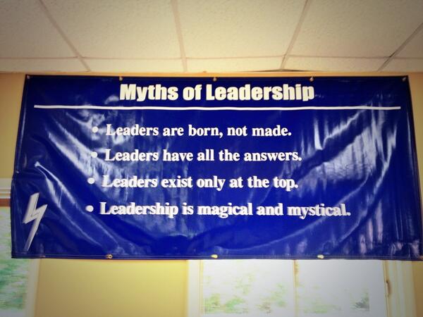 AlphaTauOmega's tweet photo. Myths of leadership. @LeaderShape #LSBama http://t.co/n2rIUToO06