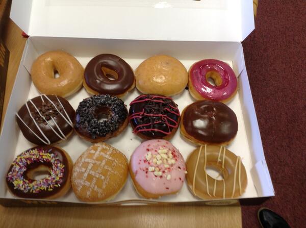 clairelwaters's tweet photo. All in a day's work! @Brethertonsllp #BrethertonsTwitteratti #donuts @krispykreme http://t.co/O0smoP2bWq