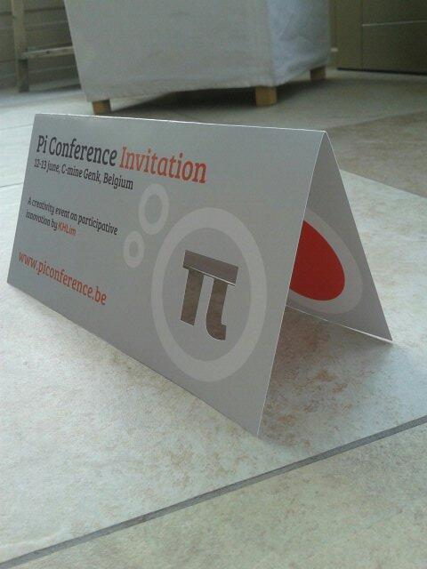 PIConference's tweet photo. Creatief, zelfs in onze uitnodigingen! @PIConference #creativity #invitation http://t.co/5vZ8XU7Bgv