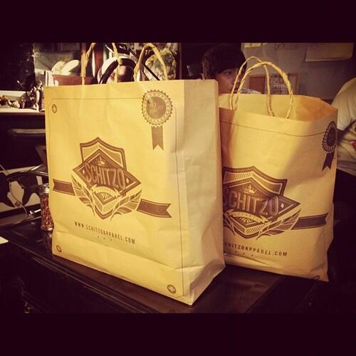 “<a href="/SCHITZOapparel/">Schitzo Apparel</a>: These schitzo paper bags can be obtained only at <a href="/Schitzoland/">Schitzoland</a> and <a href="/Citadelle/">luisa fuellas</a> ! :) ”