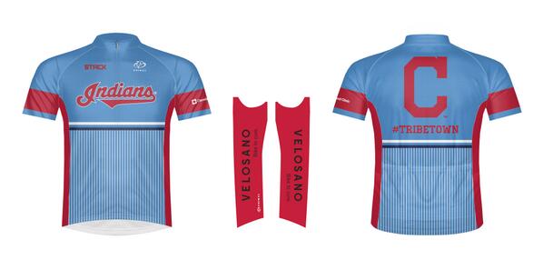 cleveland indians cycling jersey