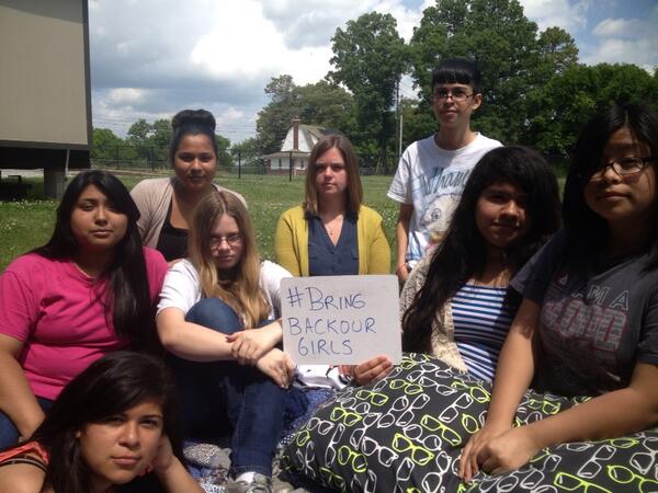 hoopermihs's tweet photo. #bringbackourgirls. #hoopmihs http://t.co/1tUvSDkoic
