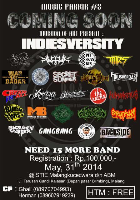 31 mei '14 @univ ABM with <a href="/GANGBANG69_MLG/">GANGBANG </a> @sukitberdasiMLG and the others ... Support rek ....