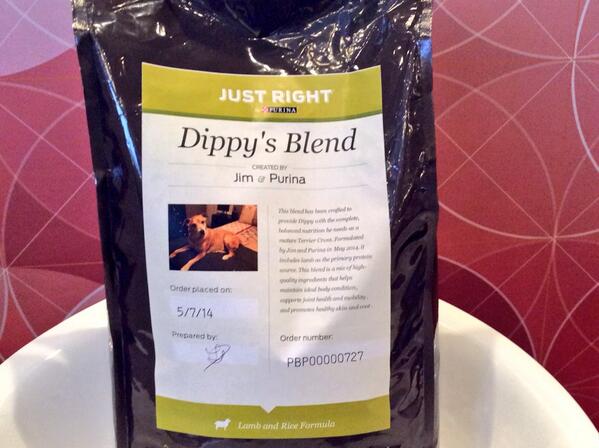 DEGdigital: Dippy's Blend: created by @JSInKC & @Purina. Create a custom blend for your dog at the DEG booth! #MagentoImagine http://t.co/95tsnKSOhe