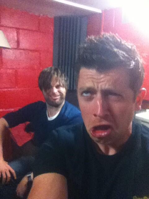 Evening....from Ren and Stimpy! Can't wait to get this new Ep out there and make your ears bloom! #music #selfie