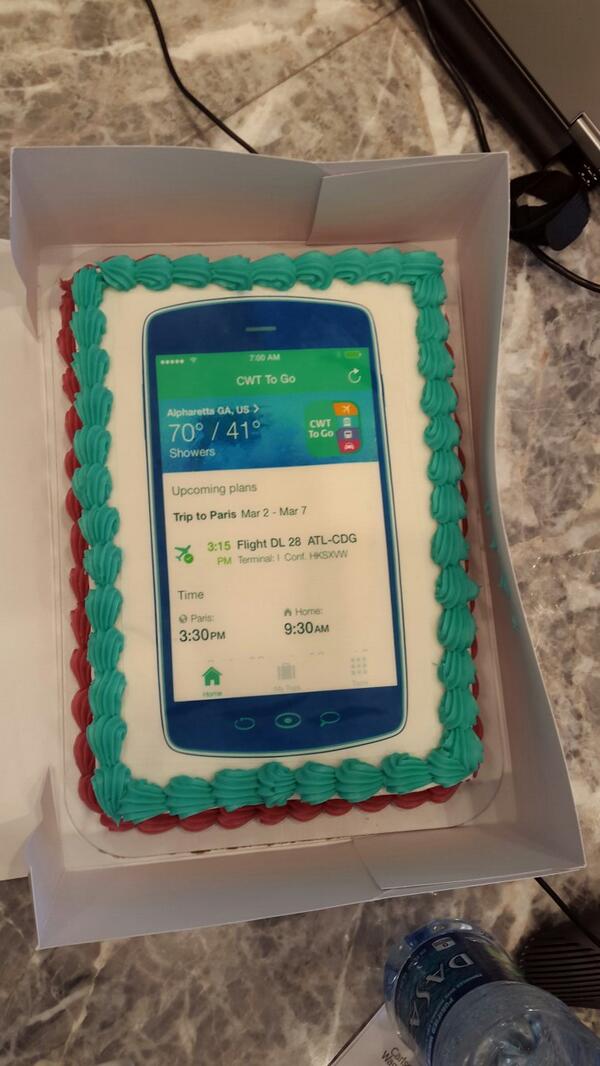 zivbaum's tweet photo. Appy birthday CWT To Go #cwttogo http://t.co/xRDHpVH57L