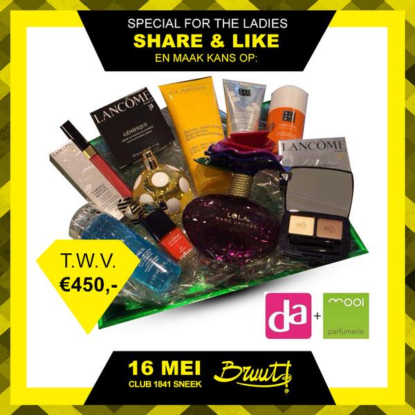 bruutevent's tweet photo. OH MY GOD! Tijd om de ladies lekker te verwennen! Check de Lucky Ladies Actie op Facebook:  https://t.co/4SCutHUuVi http://t.co/H0UYWENvae