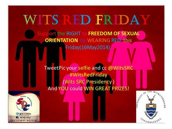 SRCWitsPresdncy's tweet photo. #redfriday http://t.co/1xBXWKB7Yr