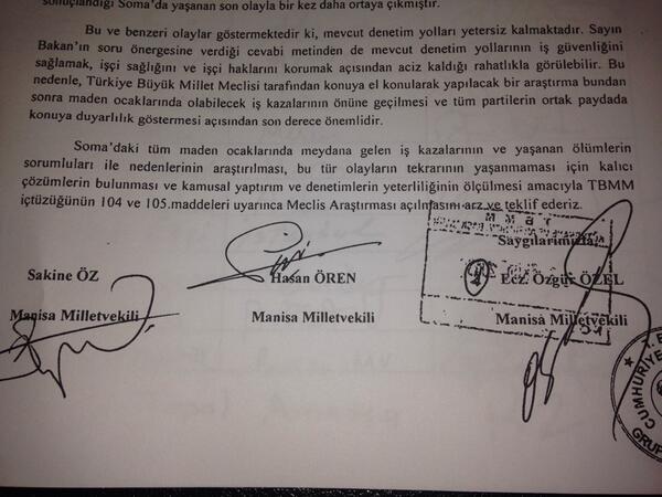 Araştırma önergesi reddedilmişti! Neden? Neden? Neden?