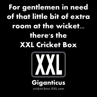 XXLcricketBox's tweet photo. Buy your XXL #Giganticus today @ http://t.co/zm4gIR4NFa - just $9.99 #defendyourend @Swannyg66 @jimmy9 @david_willey http://t.co/NPDYDSjS7r