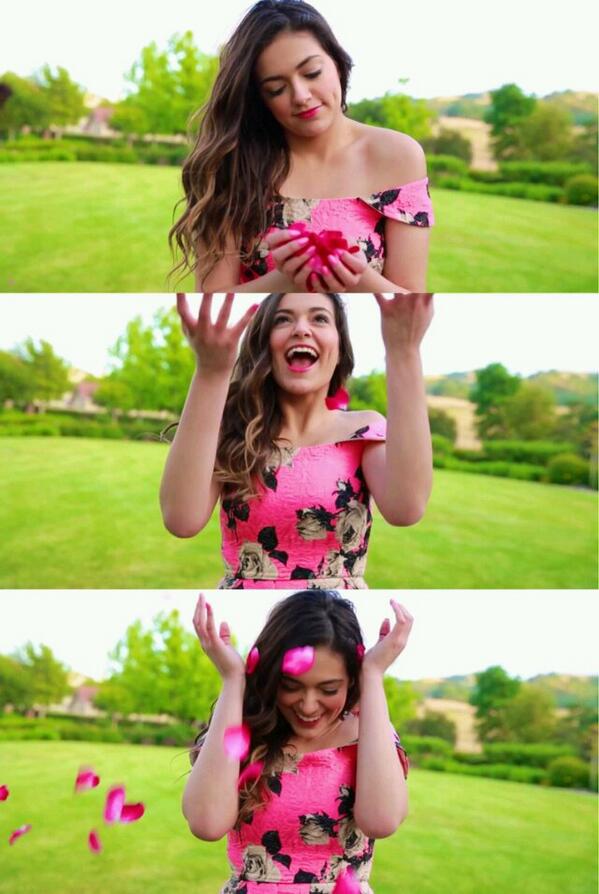 demiloverstar's tweet image. Will @BethanyMota ever notice me :(  Either  way I love her  :)