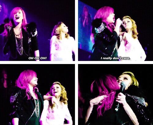 t4coskordei's tweet photo. QUEENS. #ReallyDontCareLyricVidTomorrow http://t.co/XLOb79dwXL