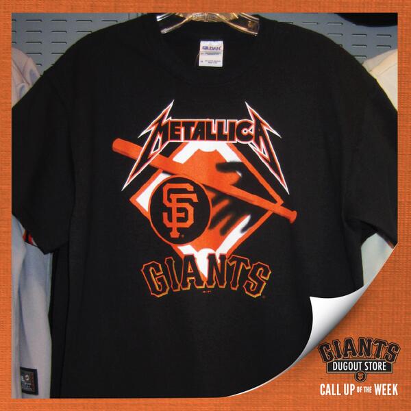 metallica giants shirt