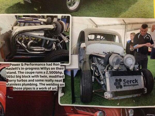 A_TM_ENG's tweet image. The willys coupe I was busy working on a few weeks back in custom car magazine with a nice comment on my welding