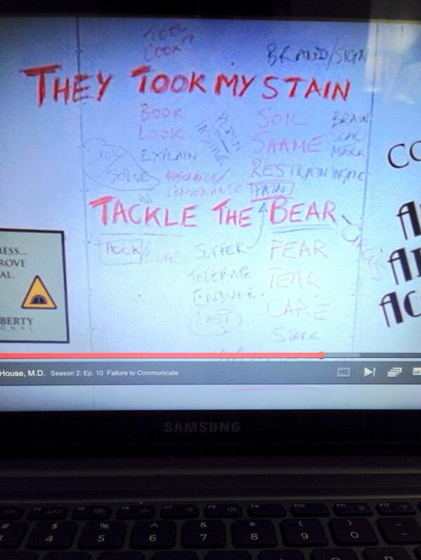 RowdyRaff25's tweet image. ❤️ this episode! #FailureToCommunicate #FluentAphasia #House 💭💬💭💬🙊❓