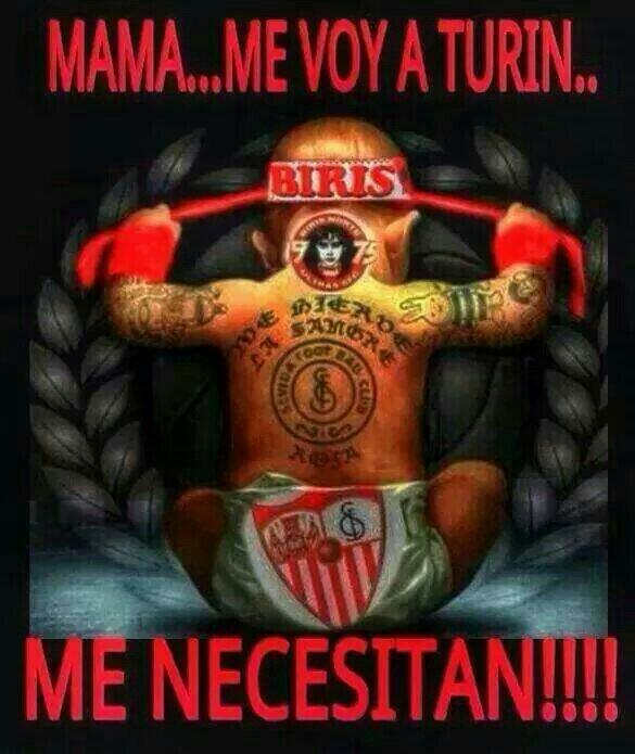 federicocaparr2's tweet photo. Solosepierdesidejasdeluchar¿vasadejard luchar?Destinoturinvamomisevillaaporla 3copalasomotumaldicionbenficavivaelsfc http://t.co/PjDn9tfFU3