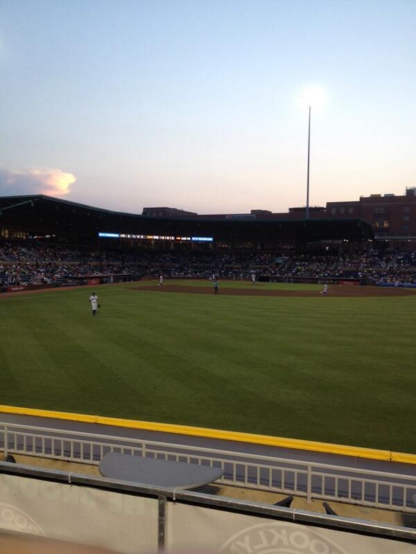 KniteWriter's tweet image. Great end to the night....watching the #DurhamBulls from the #cheapseats