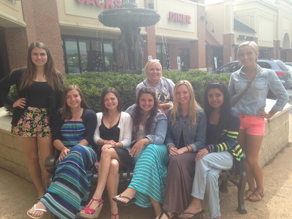 LibGirlsLax's tweet photo. Senior day lunch before a nice 13-10 victory over Mon Don #seniorswillbemissed http://t.co/6TV6k0f0bK