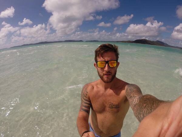 kopLFCnath's tweet photo. I went to Whitehaven beach whilst I've been away #australia #beach #tattoo #tattooedboy http://t.co/HFf5xkfIo6