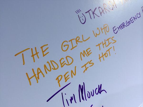 JimmyVosika: Transform wall at the Legendary Pool Party at #MagentoImagine -- I may or may not be responsible for this. http://t.co/EAYBE4WKKB