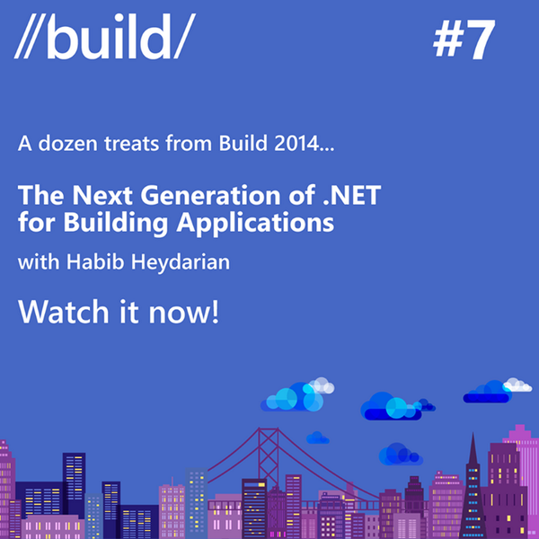 VisualStudio's tweet photo. Encore! The Next Generation of .NET for Building Applications - http://t.co/XrILqTeClZ - #Build2014 video replay. http://t.co/vqtmU3F9xi