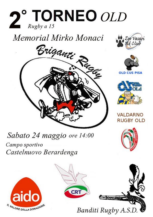 simone_turchi's tweet photo. @andrealocicero1 @tommbenv @Allan_Tommy locandina torneo #rugby old in provincia di Siena! Partecipate numerosi! http://t.co/vkIw1QfsSJ