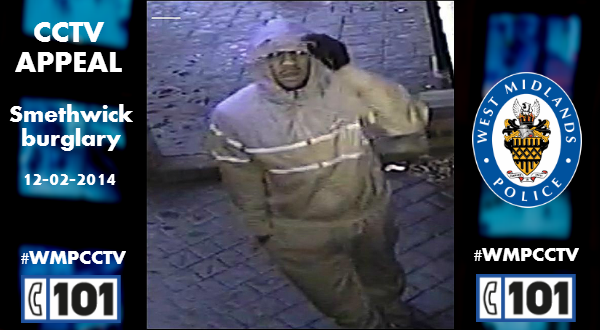 WMPolice's tweet photo. We want to speak to the man in this distinctive tracksuit after a burglary in Smethwick in Feb. Pls RT #WMPCCTV http://t.co/78OLH6QFto