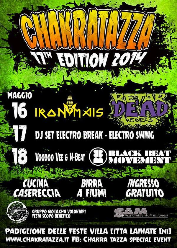 infoplayagain's tweet photo. PLAY AGAIN goes to Rock!
16/17 Maggio @ Chakra Tazza, Lainate, MI. http://t.co/N4oI67TzO7
