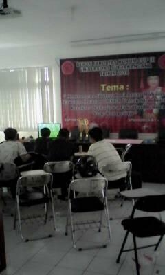Suasana pertandingan PES #DekanFHCupIII