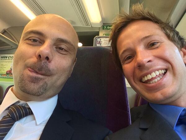 Peeaves's tweet photo. Team @AECOM on our way to the @GE_magazine #GEawards. Short listed for two categories #FingersCrossed http://t.co/iR2eBIpoOQ