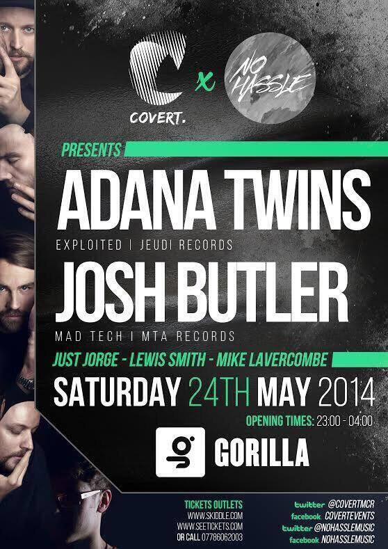 MariaMarcroftXx's tweet photo. “@CovertMCR: COVERT presents @AdanaTwins &amp; @joshbutlermusic to @thisisgorilla http://t.co/vXeUZcxRot http://t.co/ehQIJqw81r"@JasminGrey27