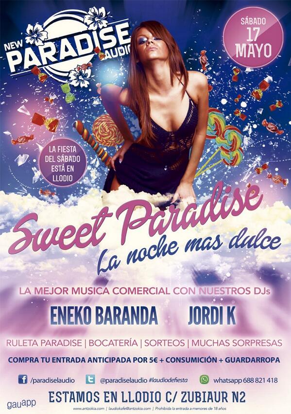 paradiselaudio's tweet photo. Endulzate con nosotros @Claudia07Carmen @ENEKOPARADISE @Irene__39 @sarablahnik @CaleroSc @amara_cm @dd39414b427d4d1 http://t.co/bwPJMYY7pm