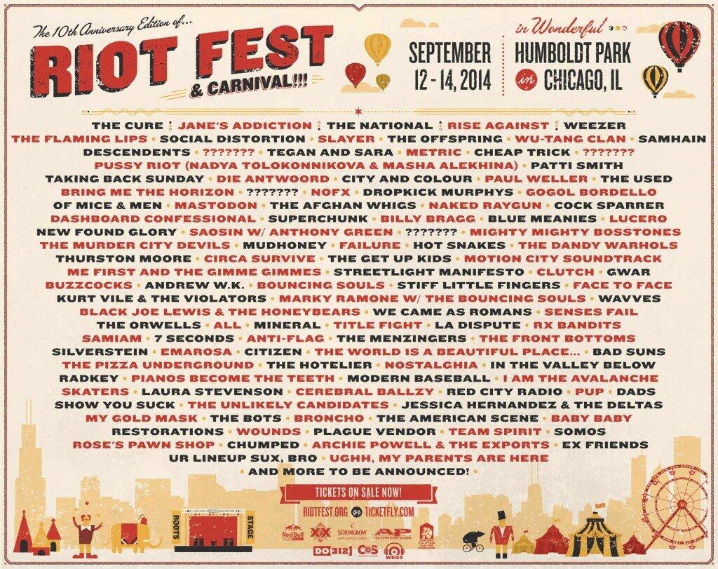 riot fest on twitter ahhhhh rt weezer chicago we re coming