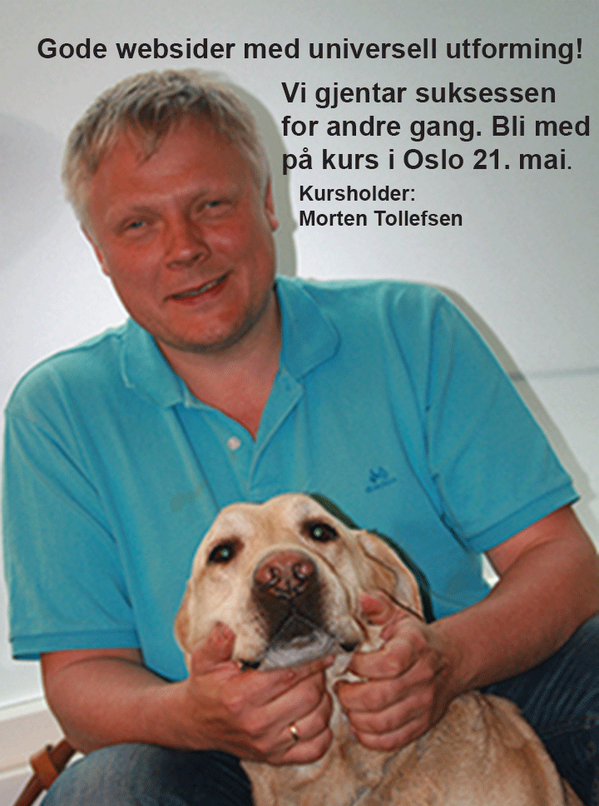 DND_Norge's tweet photo. Gode nettsider med universell utforming: Lær hvordan! http://t.co/NVkA6hYpm2 http://t.co/Cybv3MbsxM