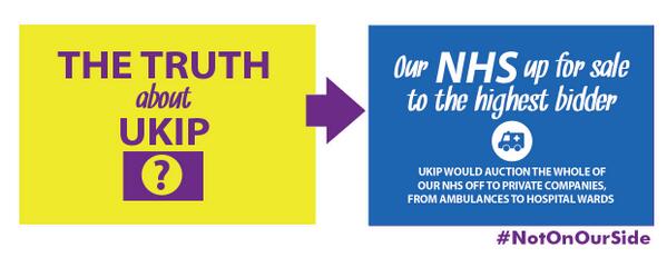 unitetheunion's tweet photo. The truth about Ukip | The NHS for sale to the highest bidder - http://t.co/WDApar7qAD http://t.co/WDApar7qAD http://t.co/r2Uifk5NMK