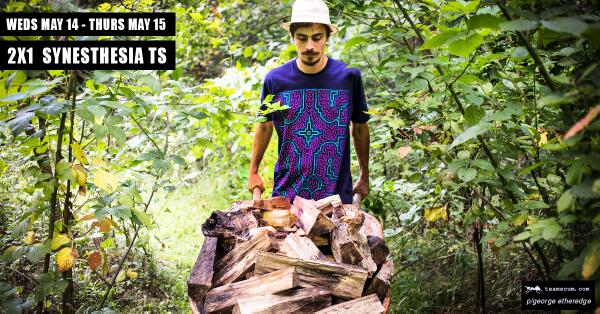 weds 5/14 - thurs 5/1 #bogo #synesthesia #tshirts >> bit.ly/RQ1sVQ #teamscum #screenprinting #shipibo