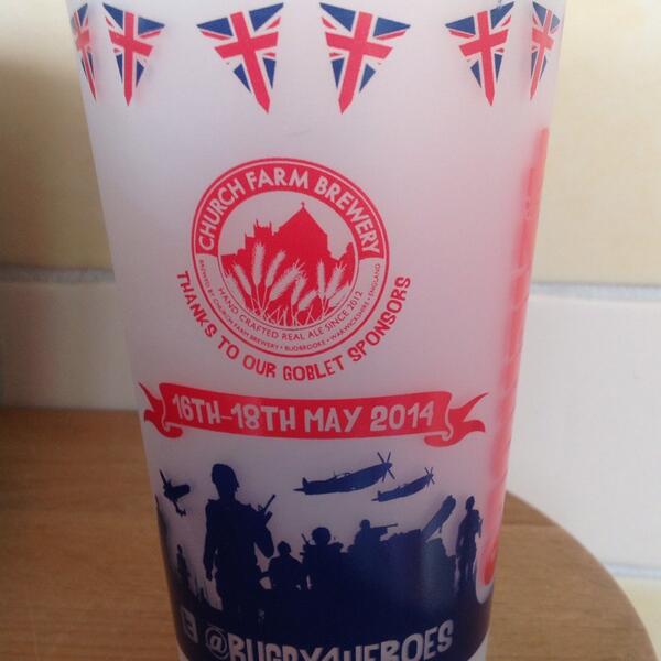 Rugby 4 Heroes beer glass sponsored by @ChurchFarmBrew #veryproudsponsor