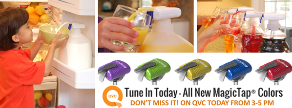 Only 2.5 hours until <a href="/TheMagicTap/">The Magic Tap</a> is on <a href="/QVC/">QVC</a>! Grab the new colors before they sell out. qvc.co/MagicTap