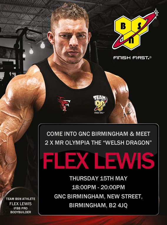 gnc_co_uk's tweet photo. We've got @BSNSupplements athlete @Flex_Lewis coming to our @GNC_Birmingham store tomorrow. He'll be there 6pm-8pm! http://t.co/1XKfWvXuJ8
