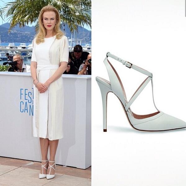 Steep cry threaten تويتر \ ELIE SAAB على تويتر: "Nicole Kidman wears ELIE SAAB Spring  jasmine-white sling-back heels to the 'Grace of Monaco' Photo Call in  #Cannes http://t.co/WDoSVgpJm0"