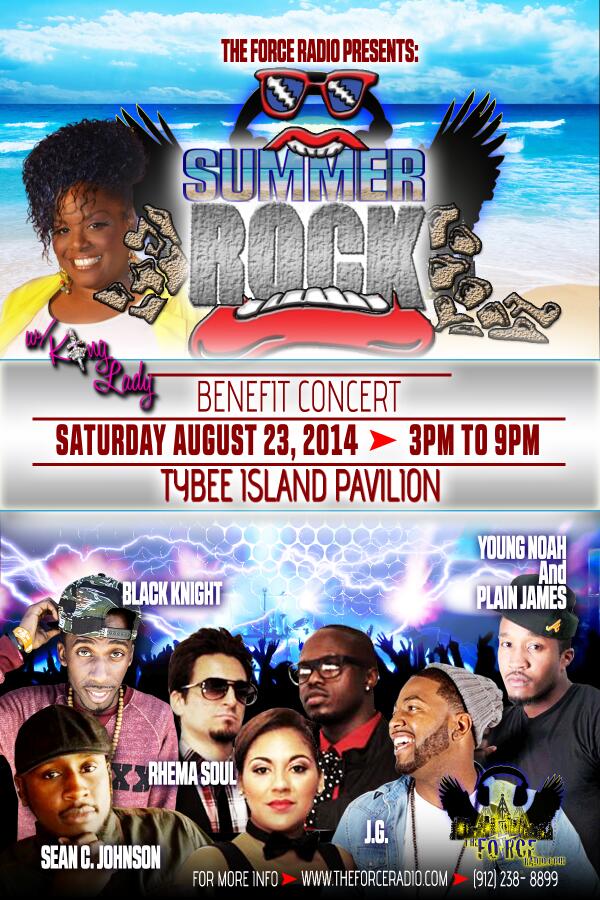TheForceRadio's tweet photo. Join @King_LadyWFOP &amp; The Force for Summer Rock w/ @bkcreationz @IAMJG87 @rhemasoul @RealYoungNoah @seancjohnson http://t.co/KcawUXYUCz