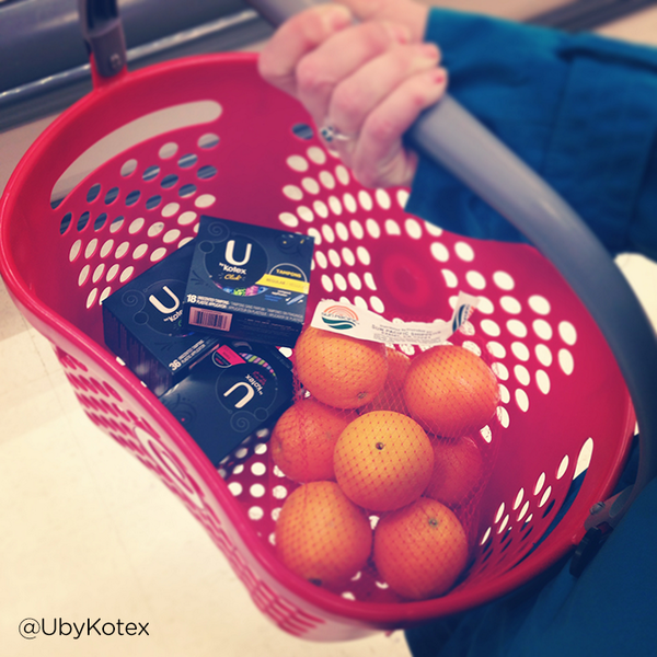 kotex_us's tweet image. What’s the most #randompurchase you’ve made so you didn’t have to buy *just* tampons?