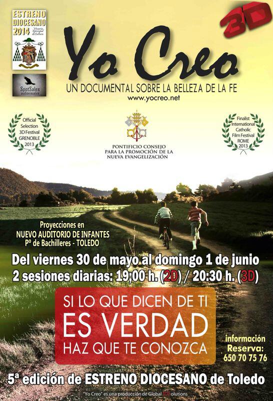 YoCreoNet's tweet image. YO CREO Llega a la ciudad de TOLEDO. Dos pases diarios del 30 de Mayo al 1 de Junio. NUEVO AUDITORIO DE INFANTES.