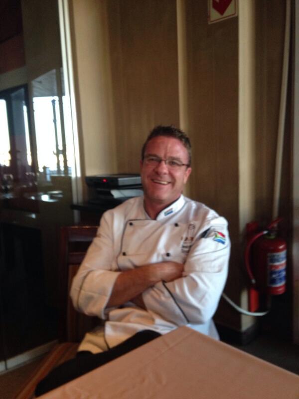 UbuntuProject's tweet photo. A wonderful catch up with @Karibu_SADining head chef today! http://t.co/mHeRRqd84Y